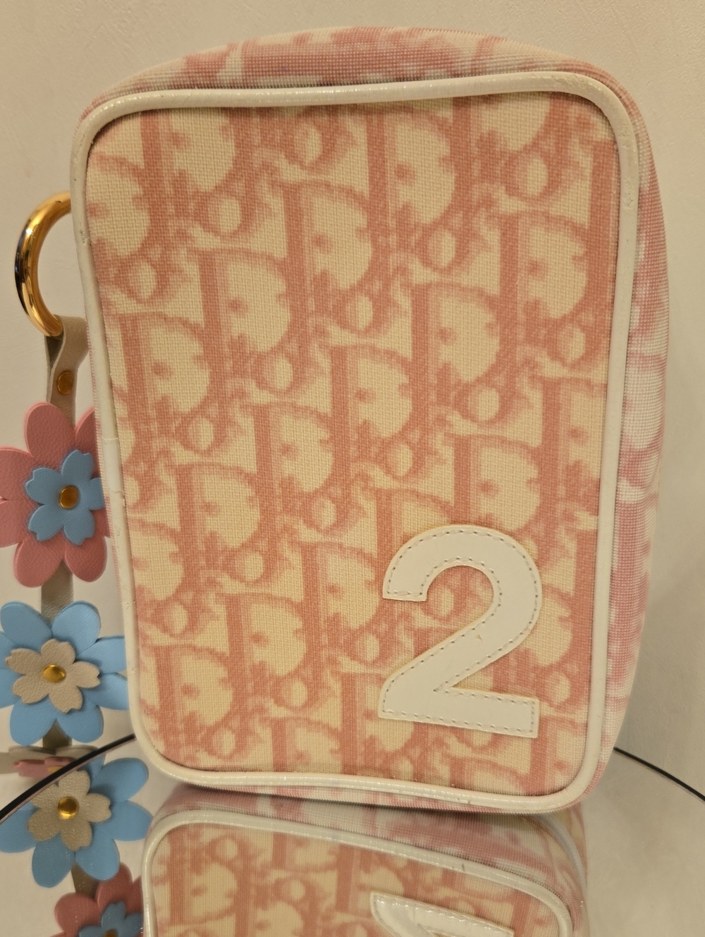 Dior Vintage Monogram Canvas Pouch